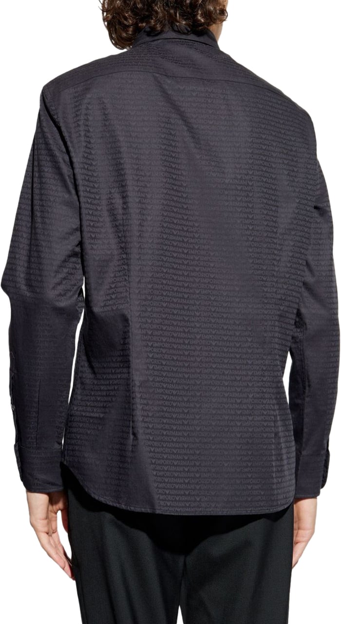 Emporio Armani Shirts Black Zwart