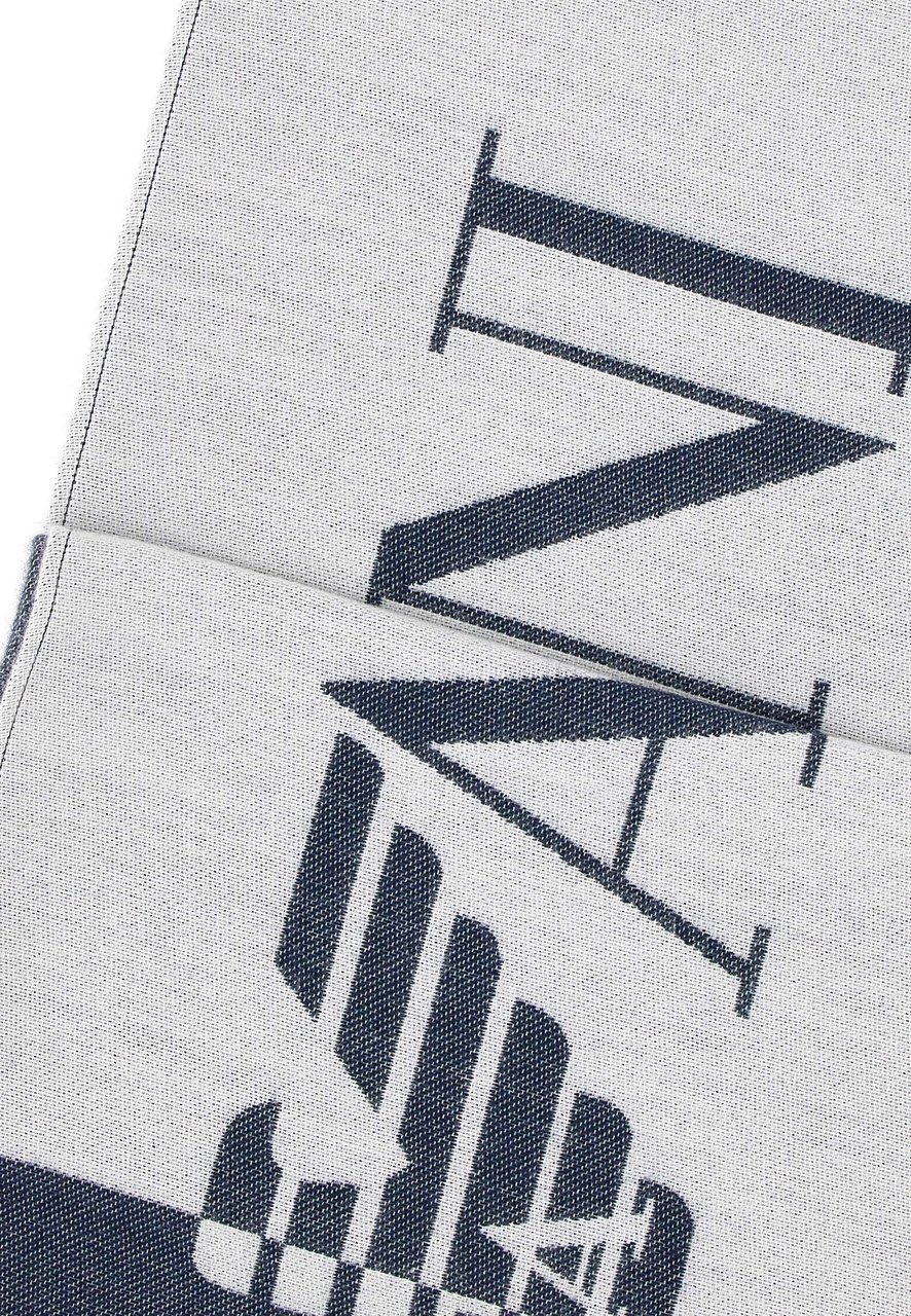 Emporio Armani Scarfs Blue Blauw