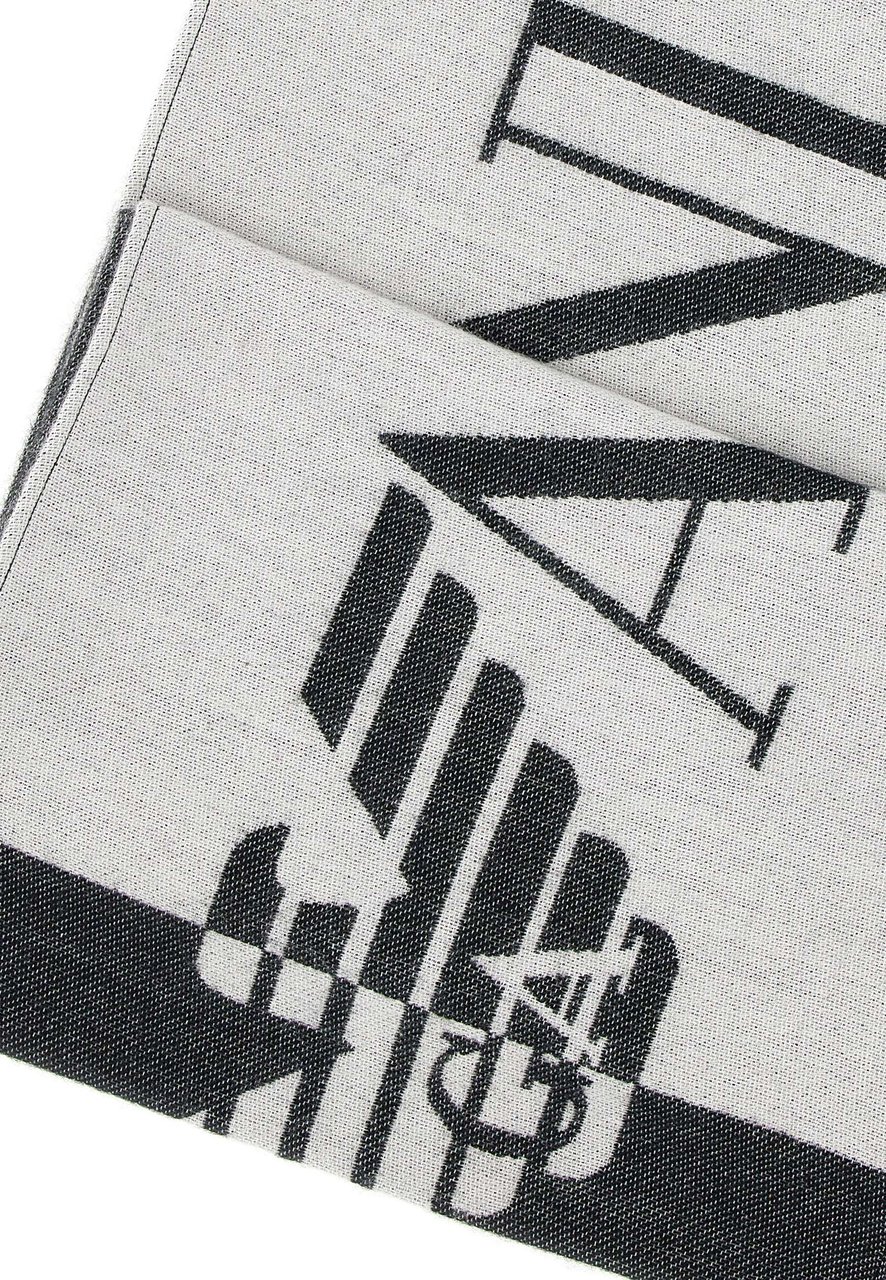 Emporio Armani Scarfs Black Zwart
