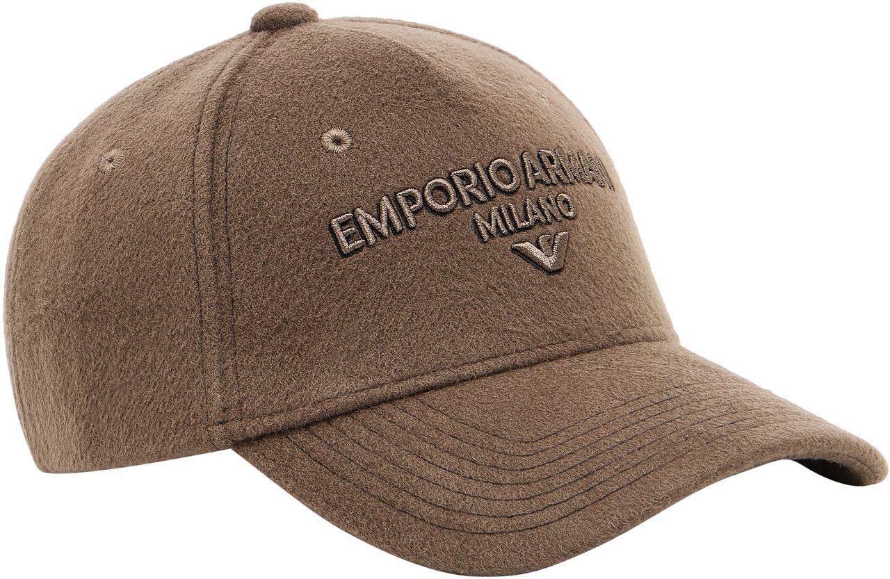 Emporio Armani Hats Beige Beige