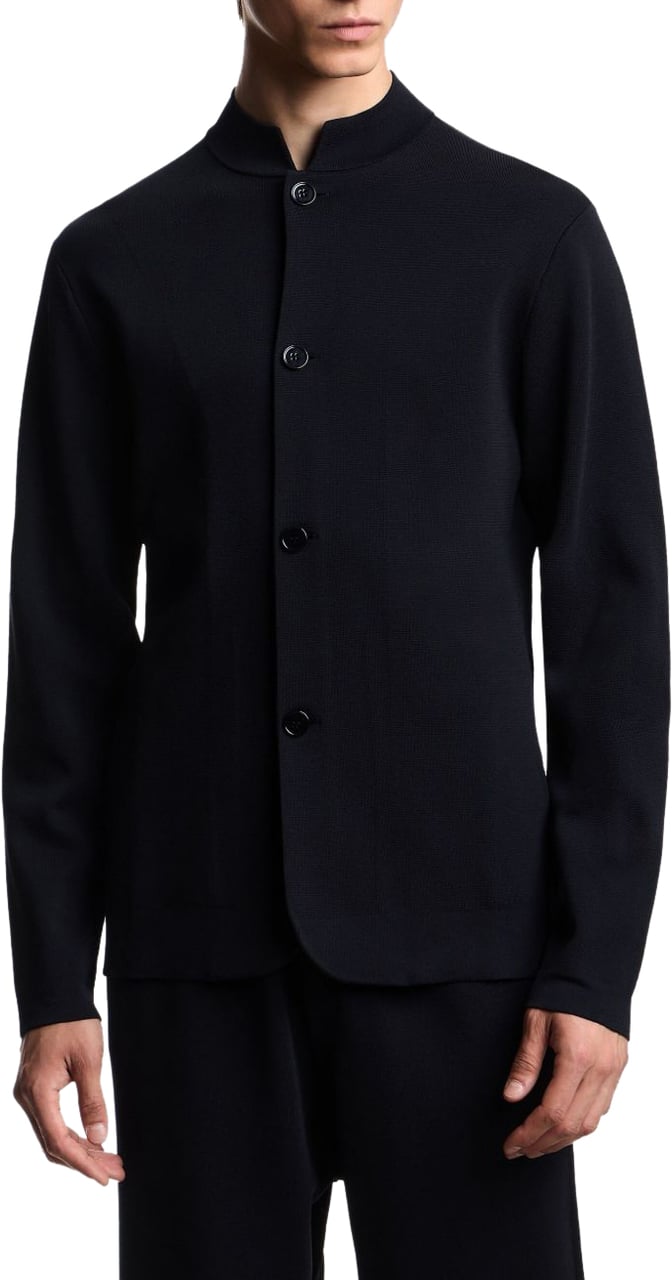 Emporio Armani Jackets Blue Blauw
