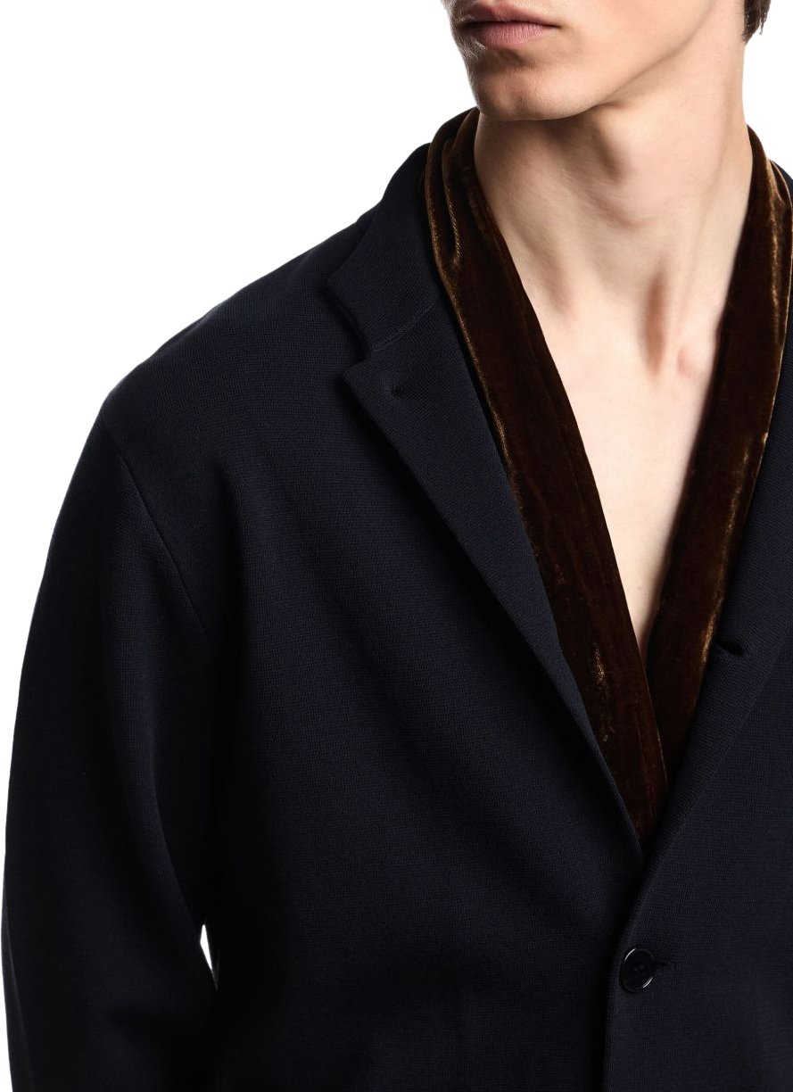 Emporio Armani Jackets Blue Blauw