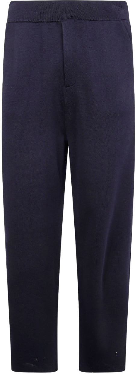Emporio Armani Trousers Blue Blauw