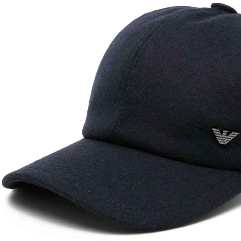 Emporio Armani Hats Blue Blauw