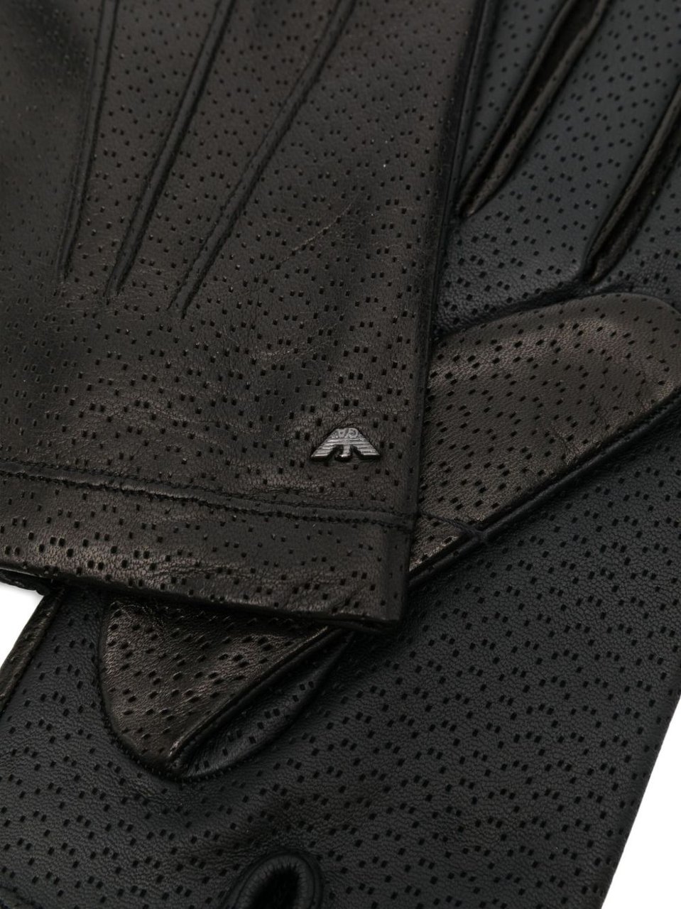 Emporio Armani Gloves Black Zwart