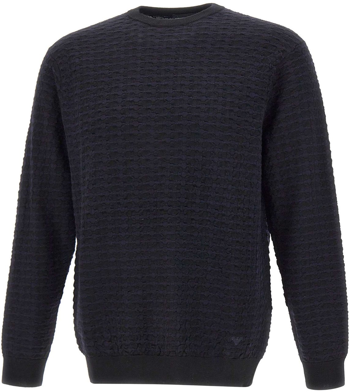 Emporio Armani Sweaters Blue Blauw