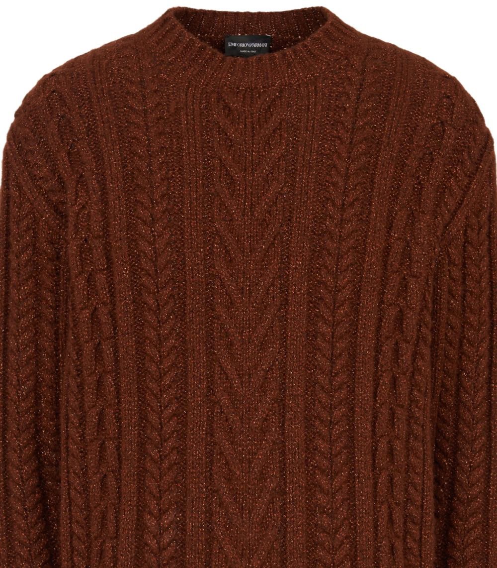 Emporio Armani Sweaters Red Rood