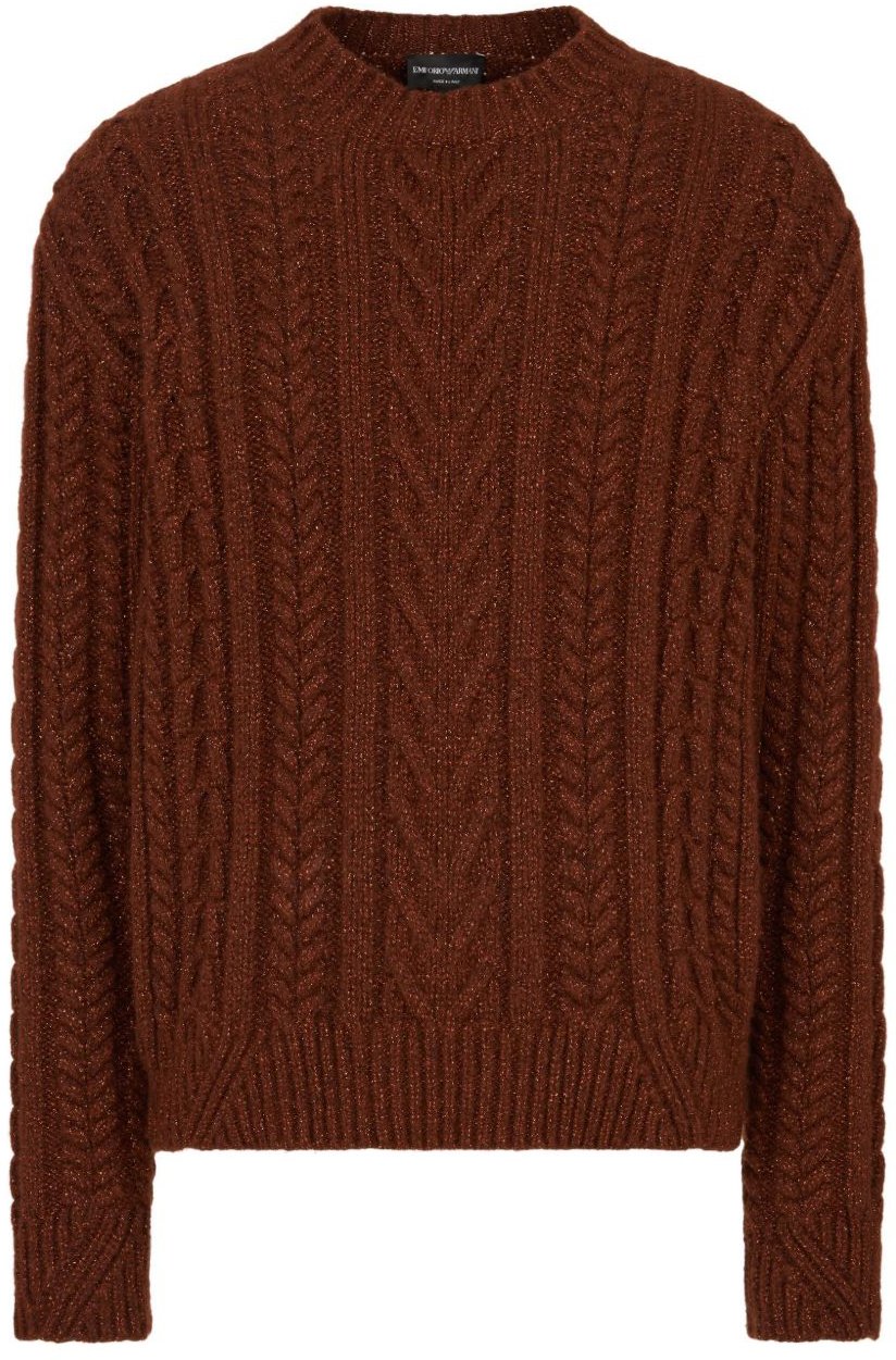Emporio Armani Sweaters Red Rood