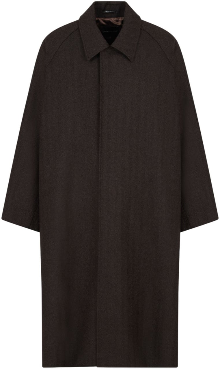 Emporio Armani Coats Brown Bruin