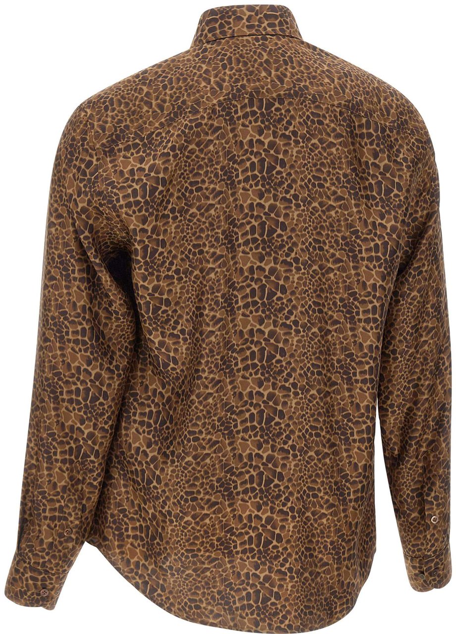Emporio Armani Shirts Brown Bruin