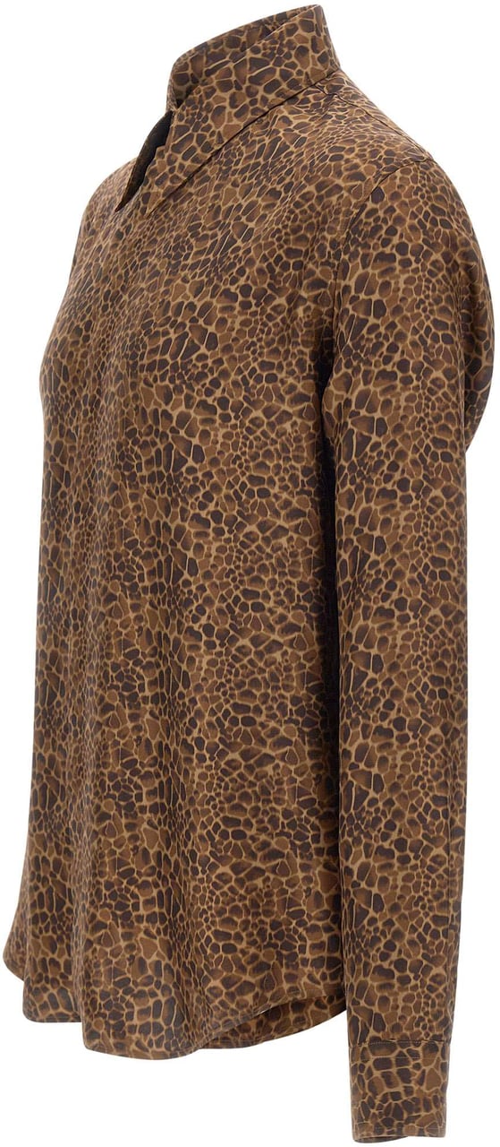Emporio Armani Shirts Brown Bruin