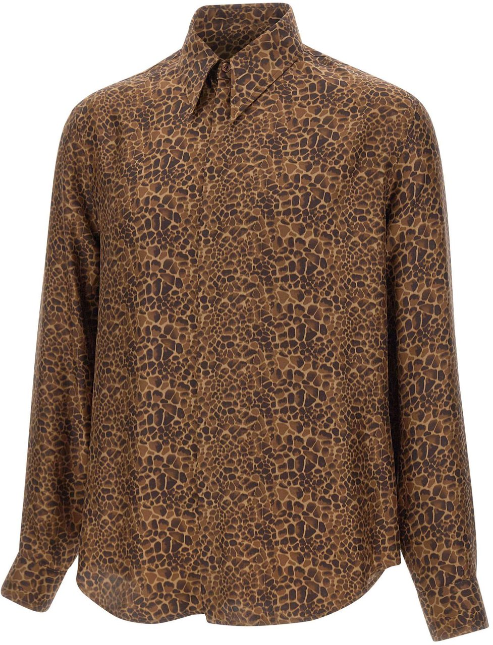 Emporio Armani Shirts Brown Bruin
