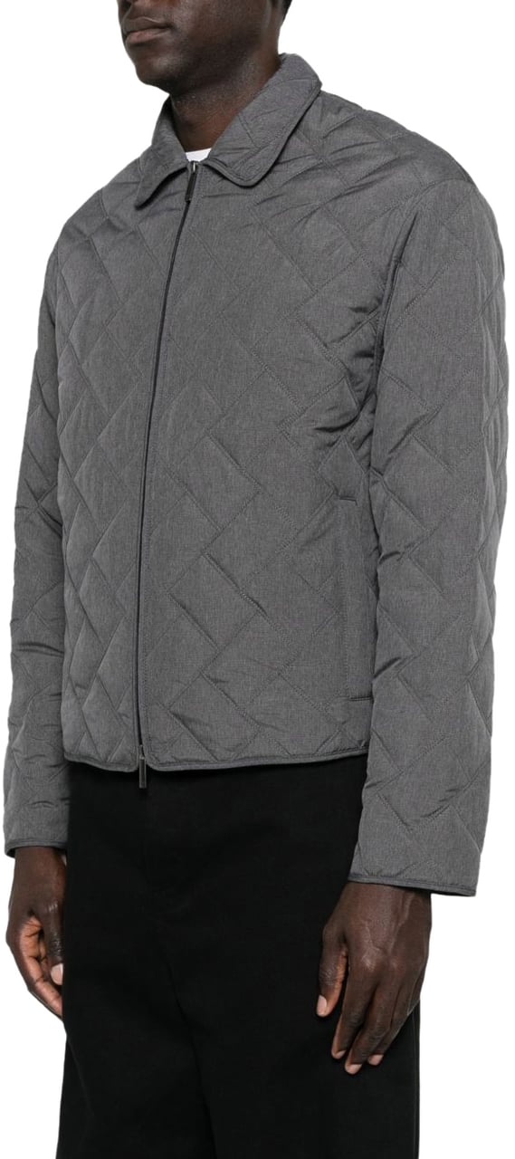 Emporio Armani Coats Grigio Grijs