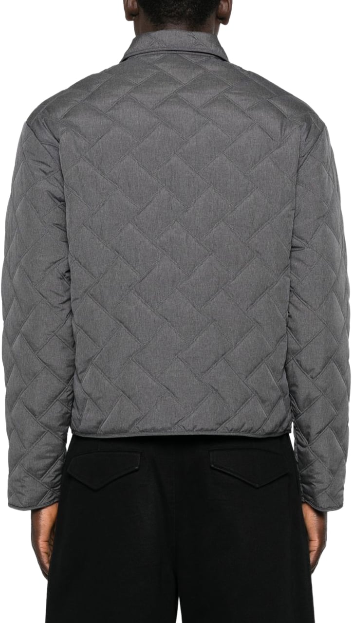 Emporio Armani Coats Grigio Grijs