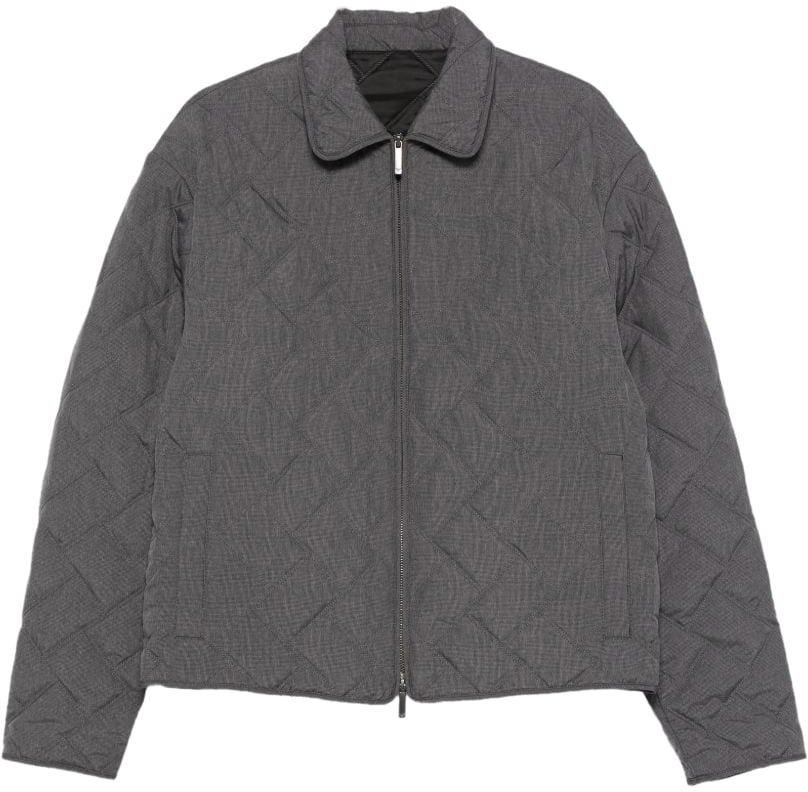 Emporio Armani Coats Grigio Grijs