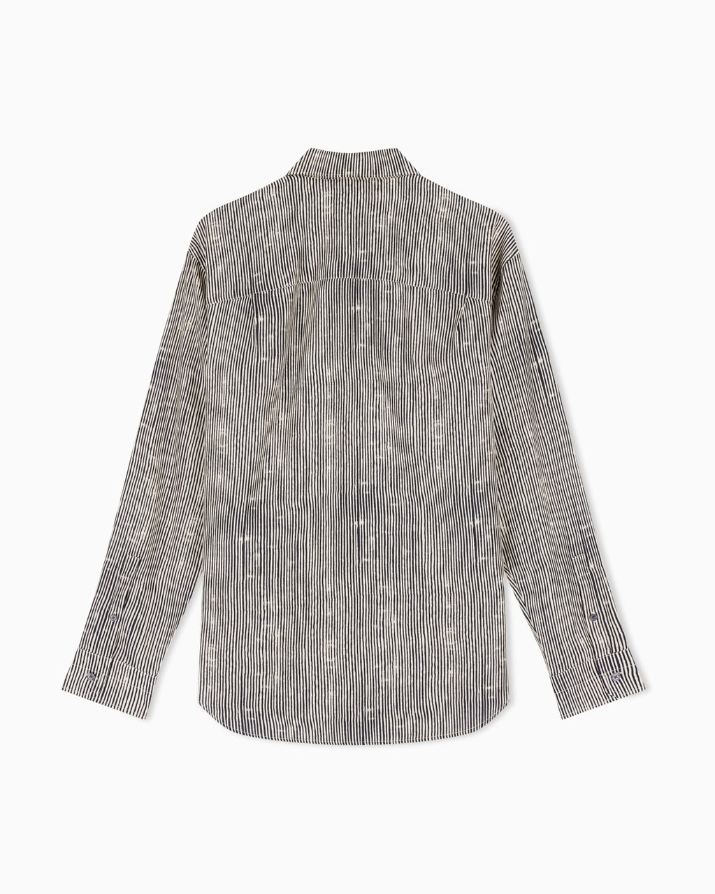 Emporio Armani All Over Print Lyocell Blend Shirt Zwart