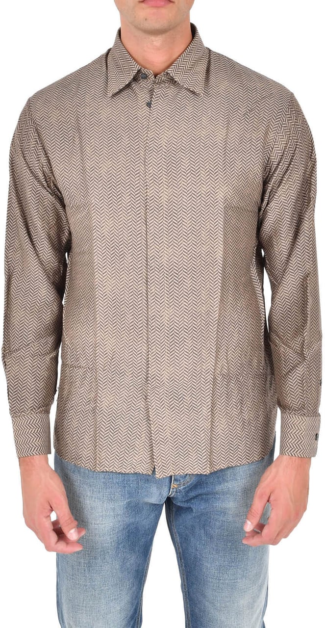 Emporio Armani Shirts Beige Beige