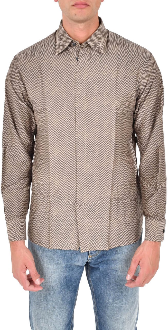 Emporio Armani Shirts Beige Beige