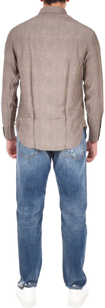 Emporio Armani Shirts Beige Beige