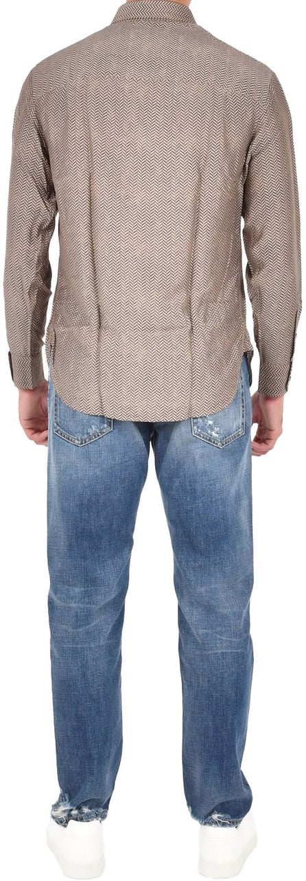 Emporio Armani Shirts Beige Beige