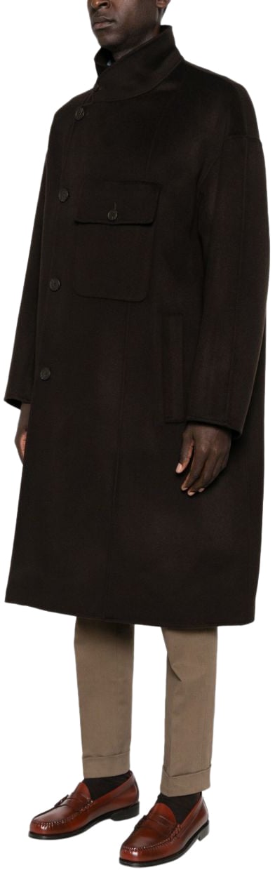 Emporio Armani Coats Brown Bruin