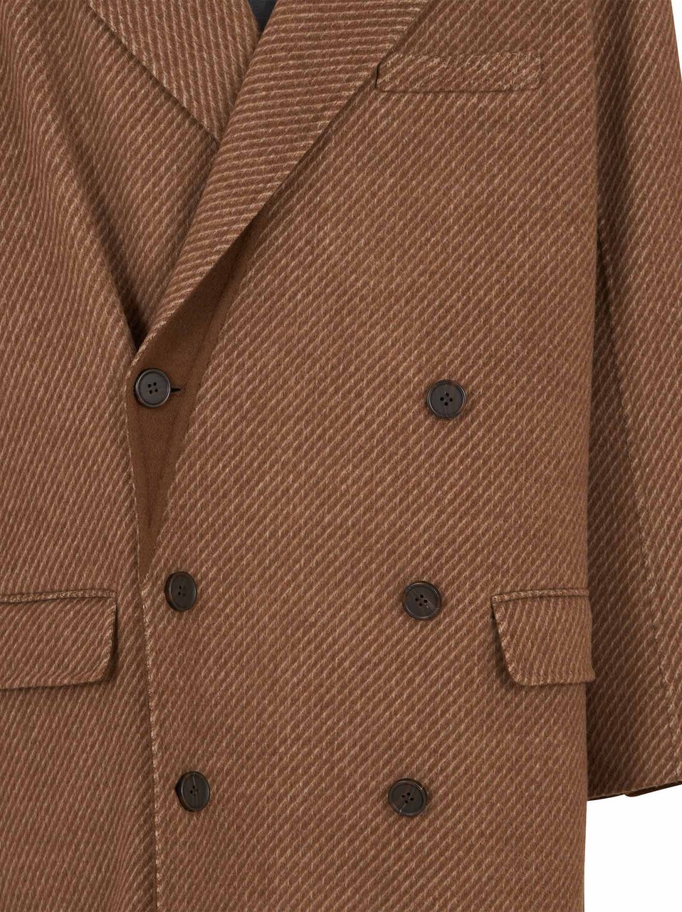 Emporio Armani Coats Camel Beige