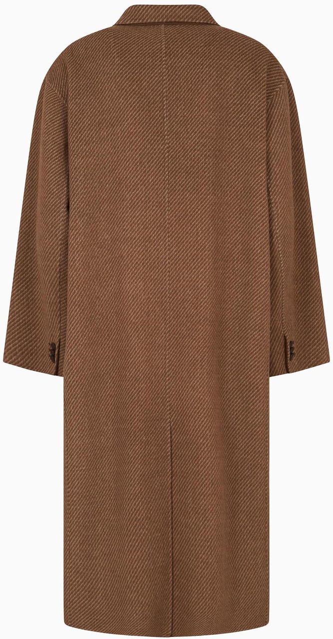 Emporio Armani Coats Camel Beige