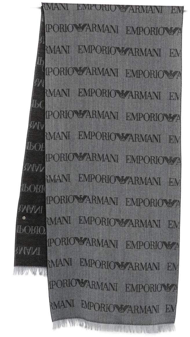 Emporio Armani Scarfs Grey Grijs