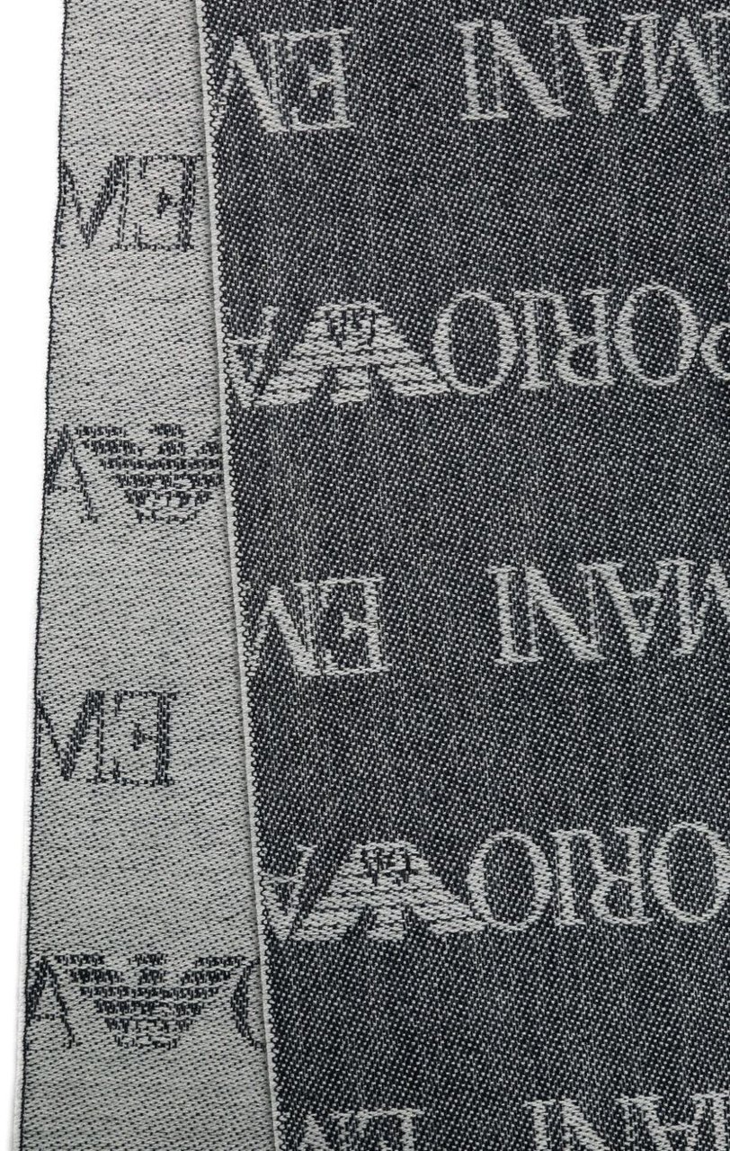 Emporio Armani Scarfs Grey Donkergrijs