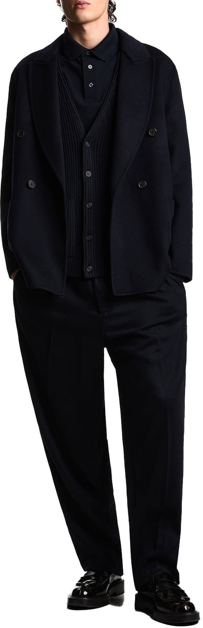 Emporio Armani Jackets Blue Blauw