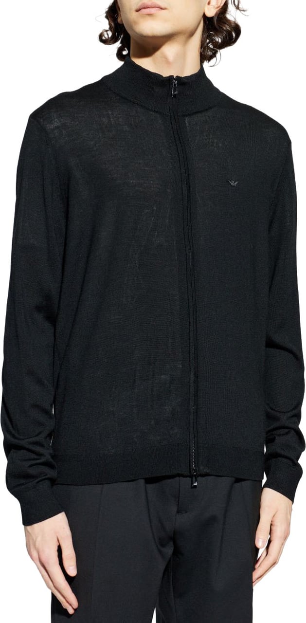 Emporio Armani Sweaters Black Zwart