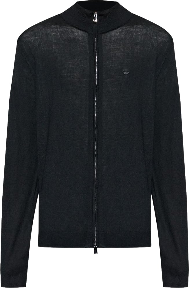 Emporio Armani Sweaters Black Zwart