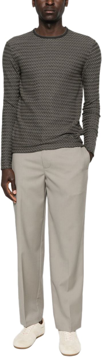 Emporio Armani Sweaters Blue Blauw