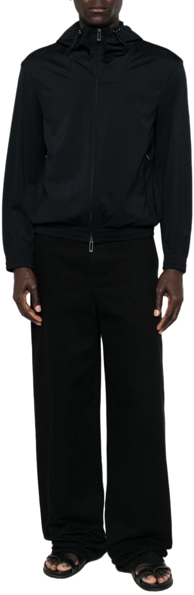 Emporio Armani Coats Blu Blauw