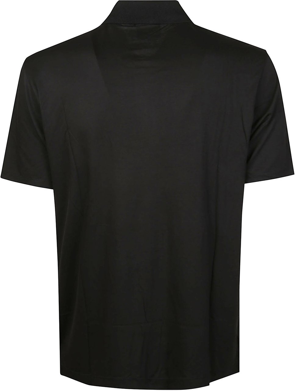 Emporio Armani Short Sleeve Slim Polo Shirt Black Zwart