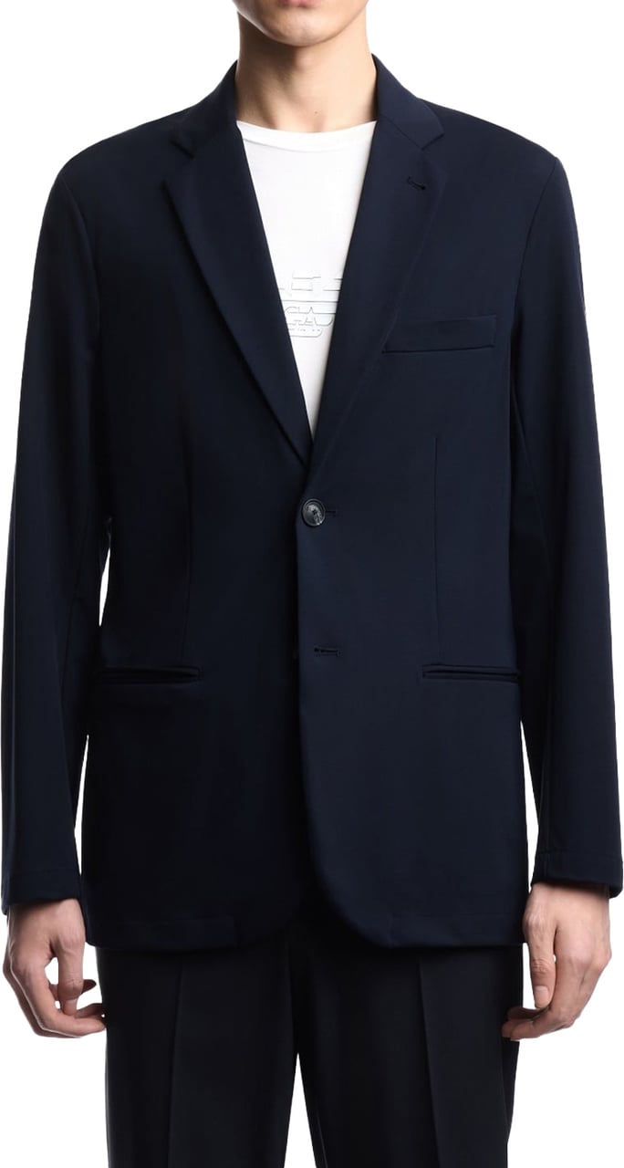 Emporio Armani Heren Blazer Blauw