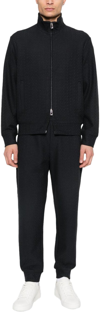 Emporio Armani Sweaters Blue Blauw