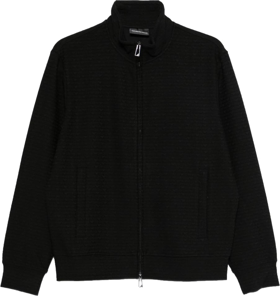 Emporio Armani Sweaters Black Zwart