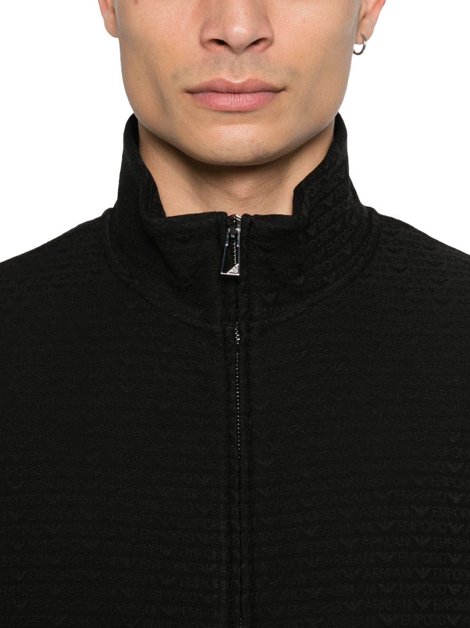 Emporio Armani Sweaters Black Zwart