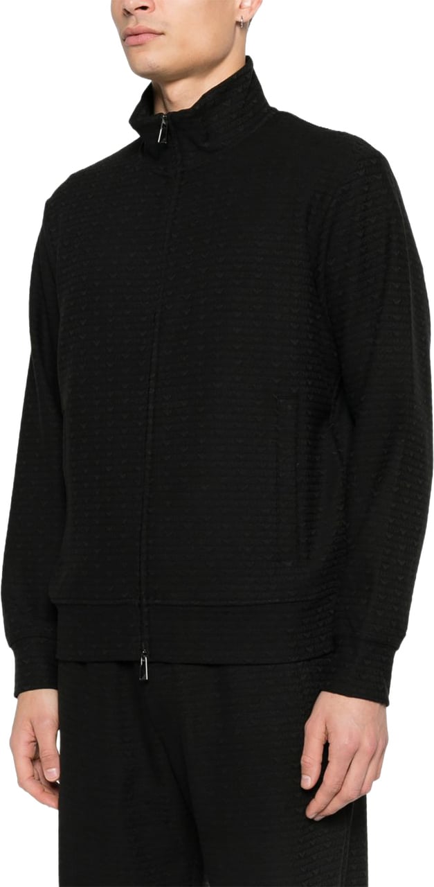 Emporio Armani Sweaters Black Zwart