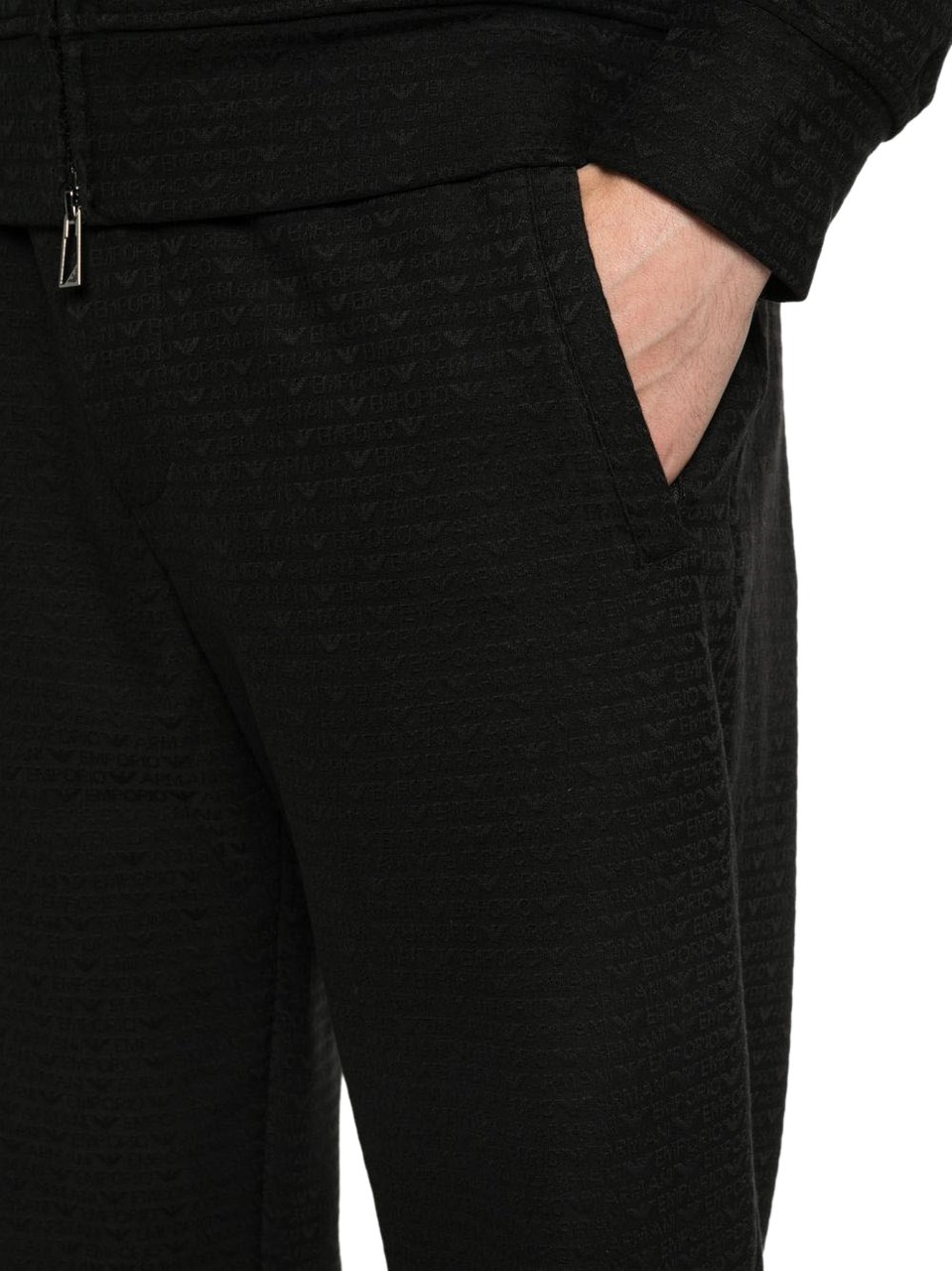 Emporio Armani Trousers Black Zwart
