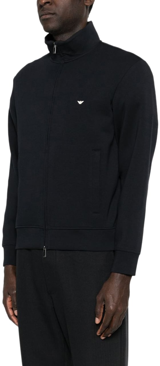 Emporio Armani Sweaters Blue Blauw
