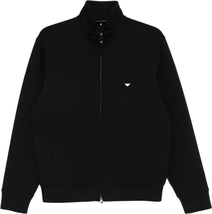 Emporio Armani Sweaters Black Zwart