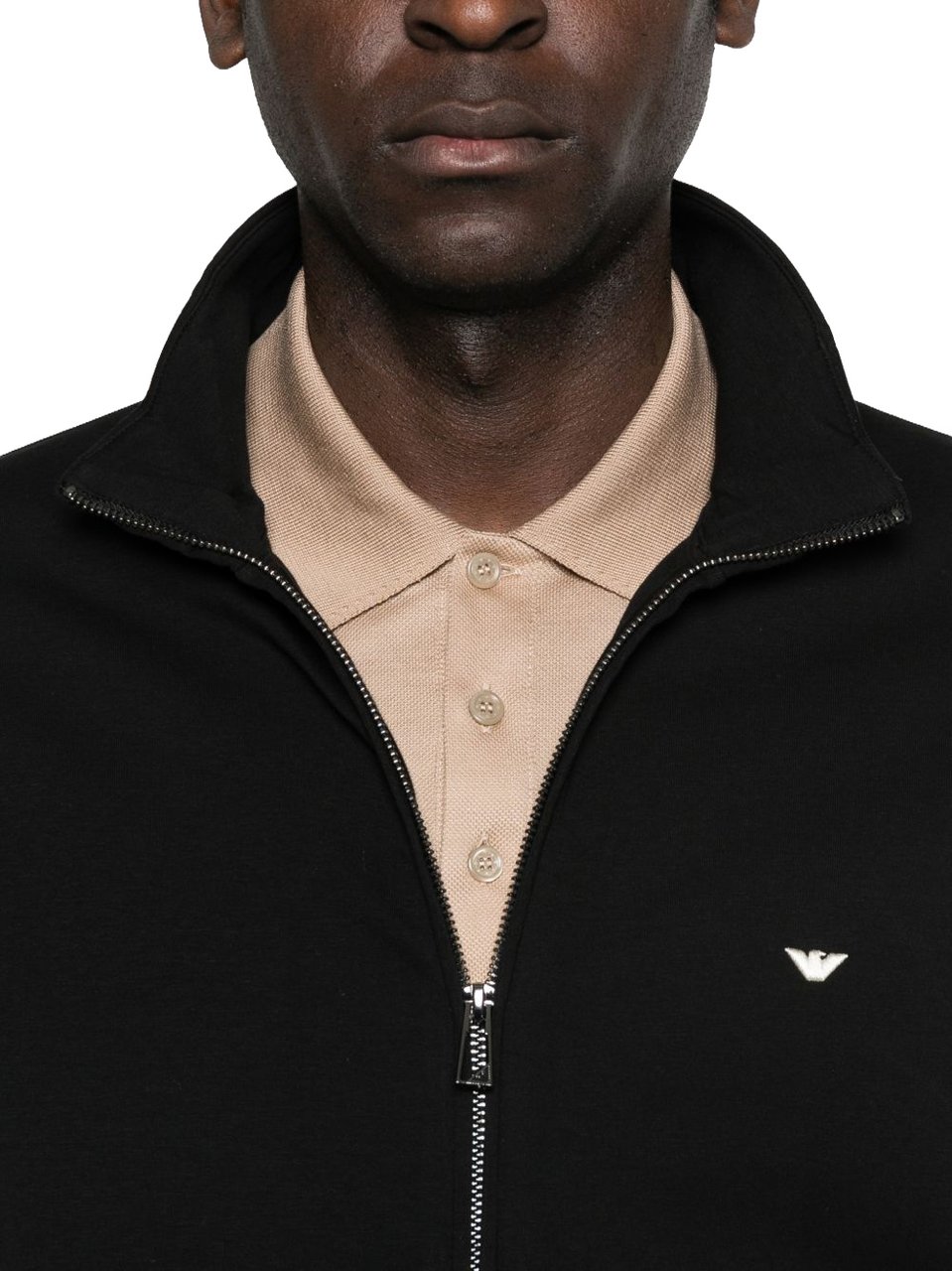 Emporio Armani Sweaters Black Zwart