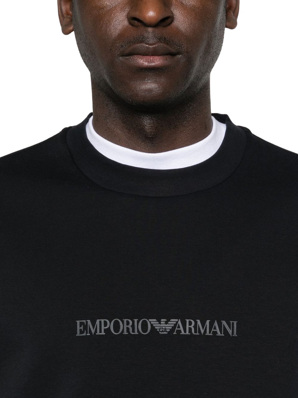 Emporio Armani Sweaters Mmarrone Zwart