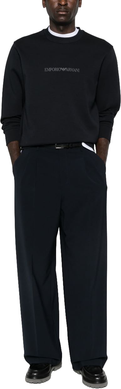 Emporio Armani Sweaters Mmarrone Zwart