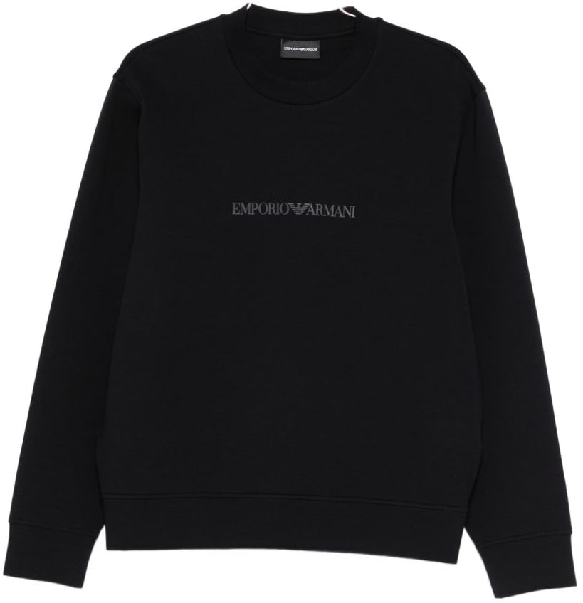Emporio Armani Sweaters Blue Blauw
