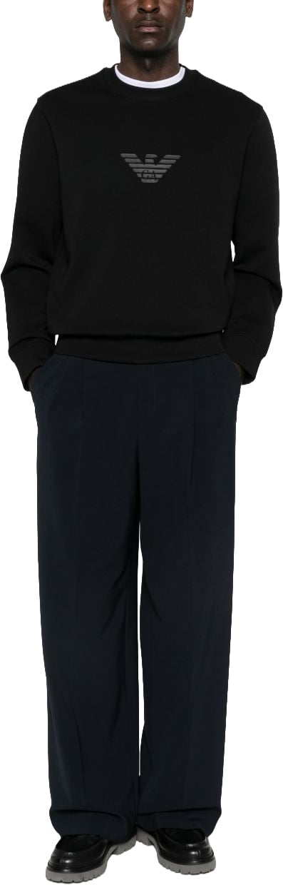 Emporio Armani Sweaters Black Zwart