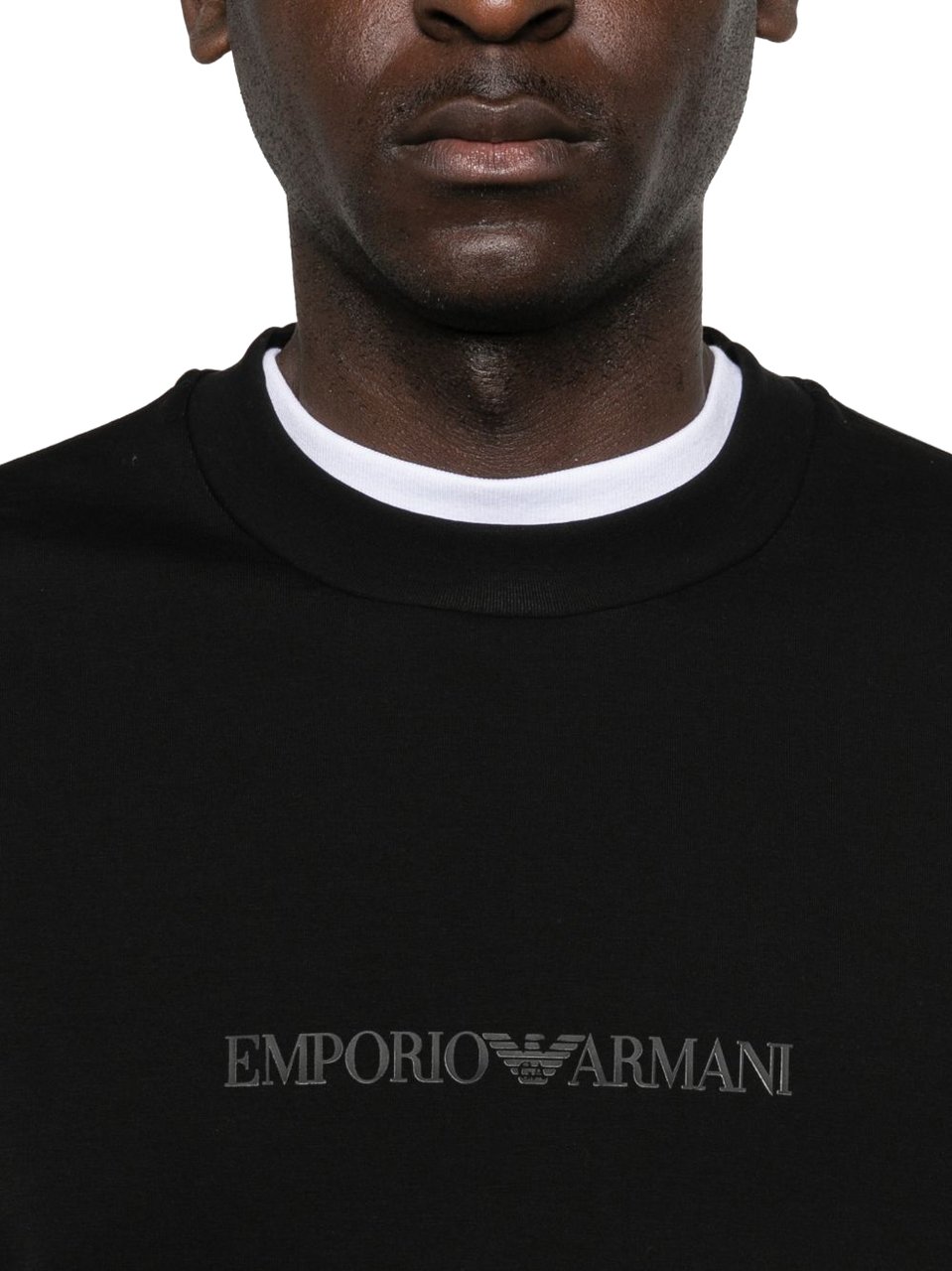 Emporio Armani Sweaters Black Zwart