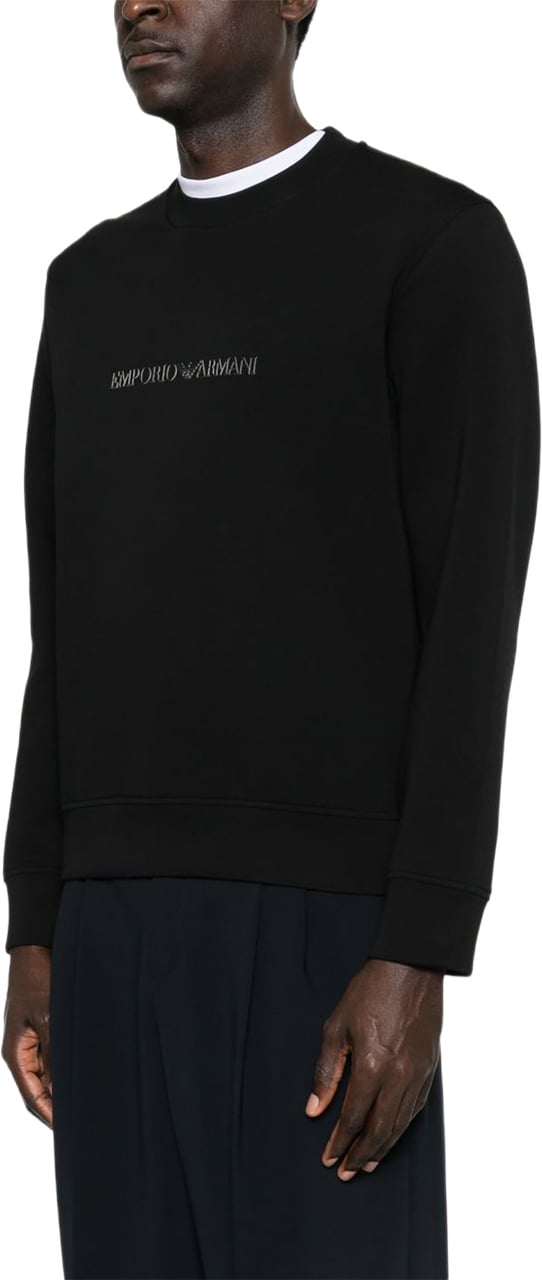 Emporio Armani Sweaters Black Zwart